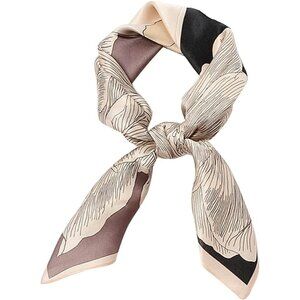 Pure Mulberry Green Yellow Square Scarf Women Soft Head Neck Scarf Gift Packed